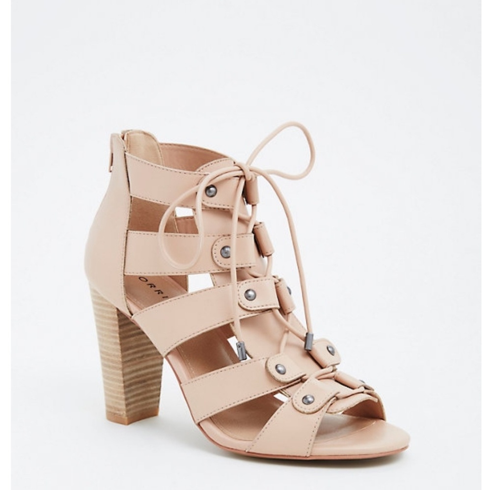 Torrid pink nude heel size 10.5 wide width